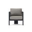 Fauteuil club d'extérieur en oléfine 2 pièces Ari - anthracite-1568839024