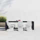 Farrah 118.1'' Rectangular 6 - Person Outdoor Dining Set