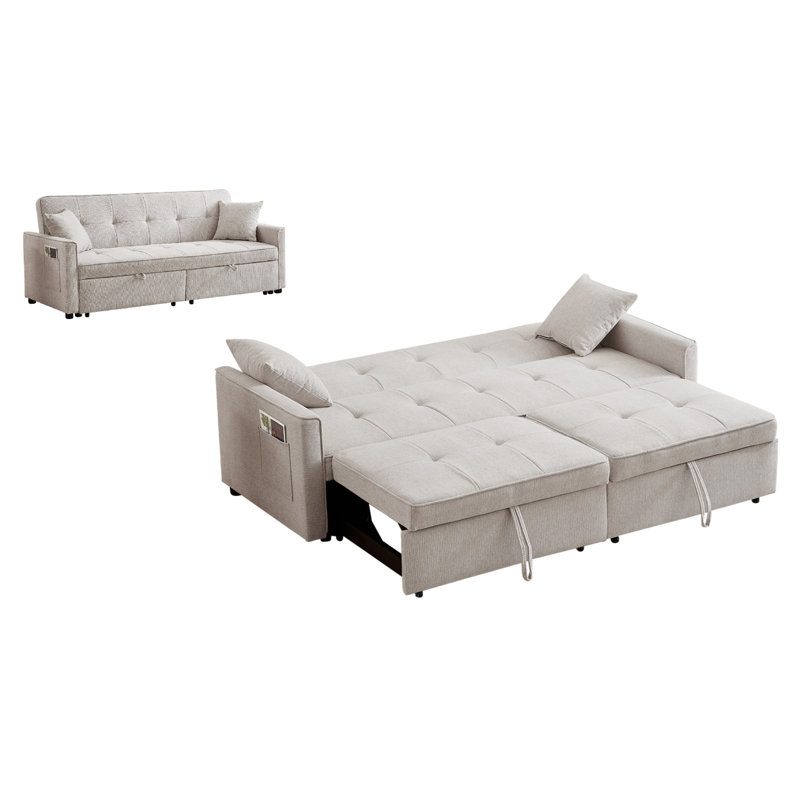 Canapé-lit convertible 3 en 1, Beige