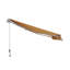 Dakota Fields 250cm W x 200cm D Polyester Beige Cover Retractable Patio Awning