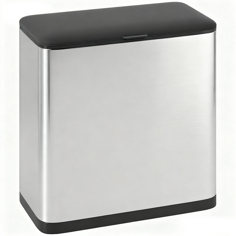 HOMCOM Hanging Kitchen Bin, Rubbish bin with Removable Bucket for Under Sink