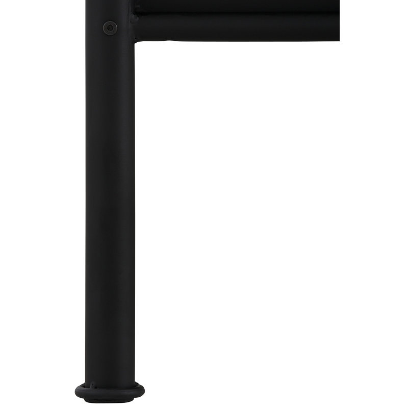 Styer Metal Bed, European Single (90 x 200cm), Black