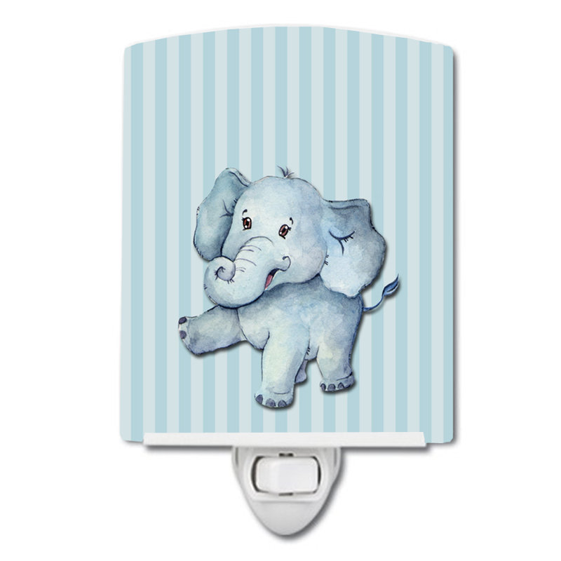 Éclairage de nuit en céramique éléphant