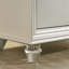 Table de chevet avec 2 tiroirs Crystal and Mirror Accents