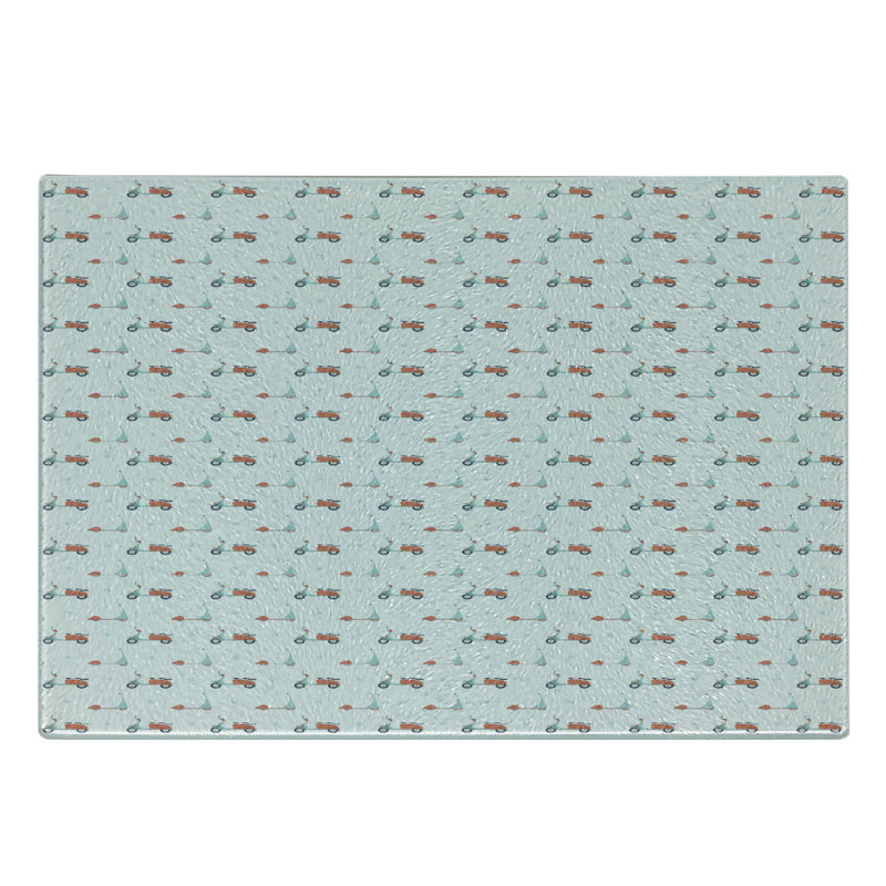 Planche à découper en verre trempé Ambesonne
