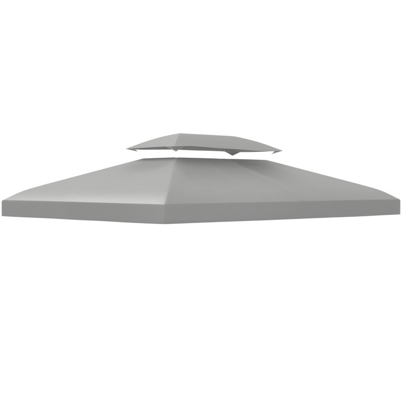 Milanna Dakota Fields Grey Plastic Roof for Gazebo