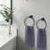 Wall Mounted Towel Ring with Concealed Mounting Hardware