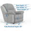 Fauteuil inclinable Muhedin Power Zero Gravity-649028757