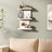 Sydney 24" Floating Shelves for Wall, 6" Depth Wooden Wall Mounted Shelves-108212831-129989790