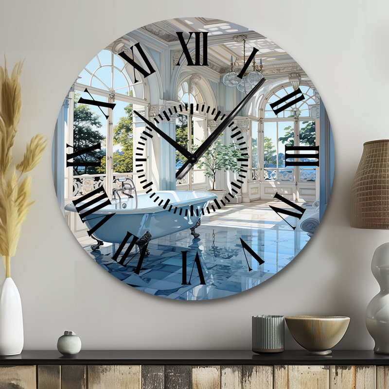 Horloge murale pour salle de bain, Grand