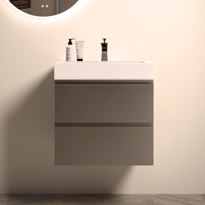 Meuble-lavabo mural 24 po avec lavabo 24 po