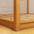 Wood Frame Canopy Platform Bed With Support Legs-1357473431-1357473426