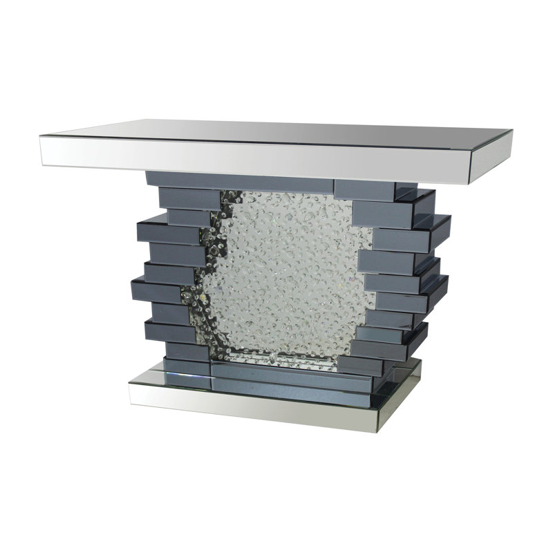 Console, miroir et faux cristaux