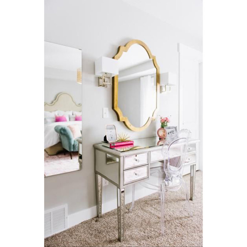 Luxury Modern Contemporary Glam Stackable Dining Chairs, Transparent Glossy Acrylic Side Chairs with Decorative Open Back Design for Dining Room, Vanity, Living Room, and Patio, Clear