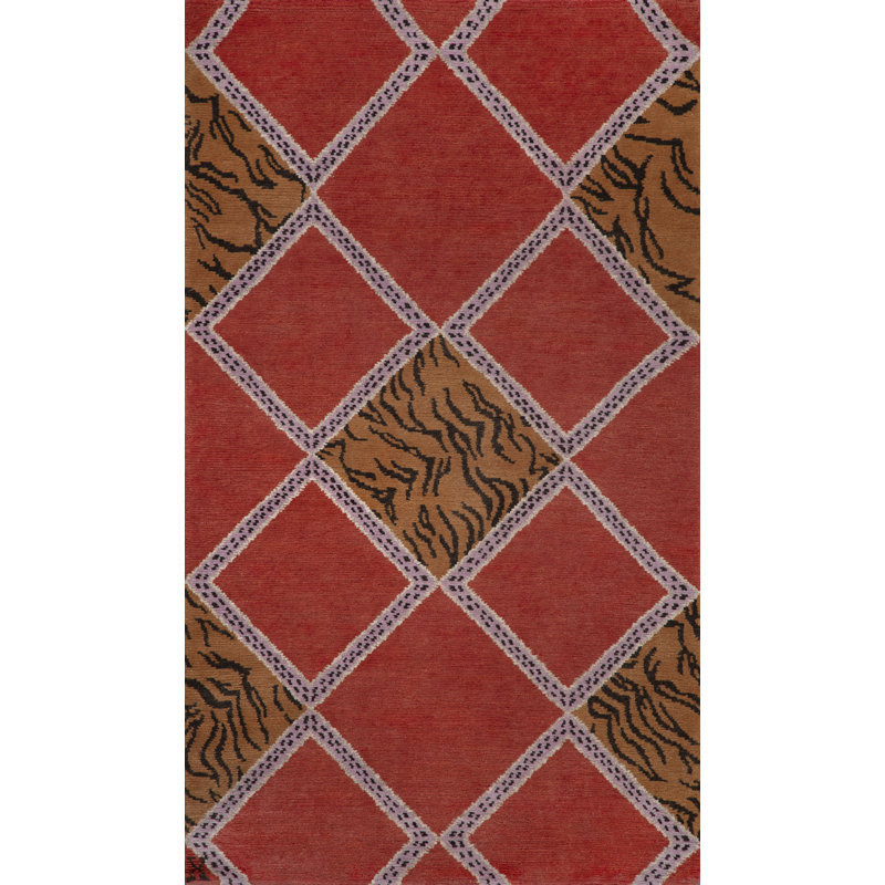 Mesa Wool Geometric Area Rug, Rectangle 10' x 14'