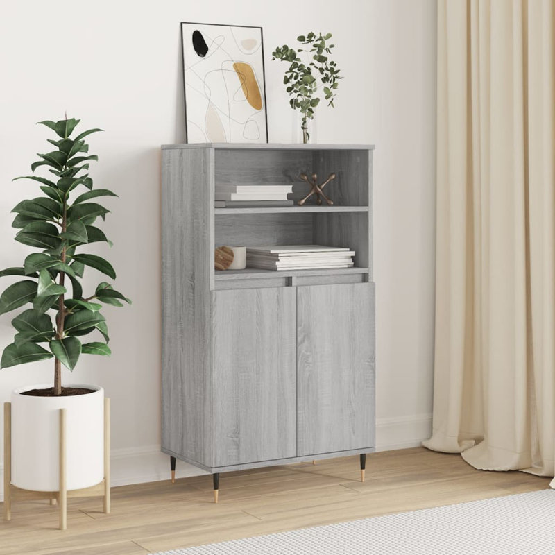 Asaro 60cm Sideboard, Grey Sonoma