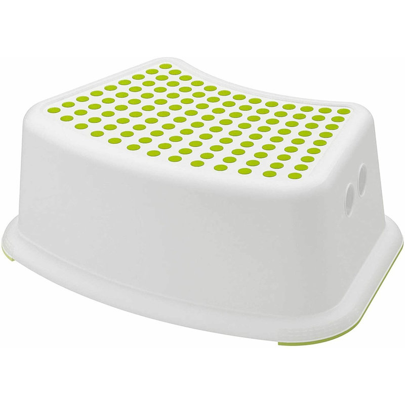 Reigate White/Green Step Stool