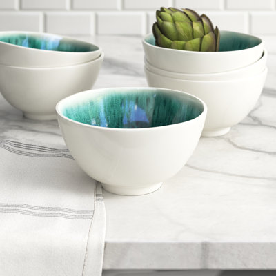 Lockesburg 13.5 oz. Glaze Salad Bowl