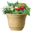 Ensemble de pots à fleurs en résine 3 pièces Knel-530300746-530300744