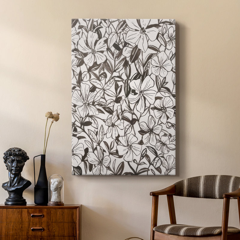 Periwinkle Daze I - galerie sur mesure, H 18 po x l 12 po
