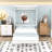 Full-Size Murphy Bed with Storage Drawers and Slats,Headboard