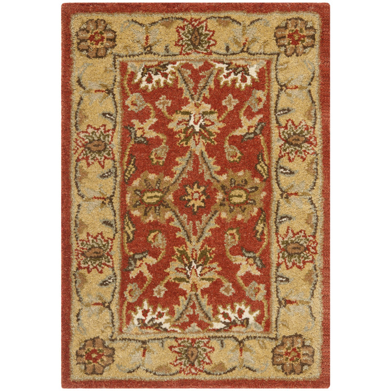 Tapis oriental en laine / coton / latex touffeté à la main Dunbar, Rectangulaire 2 pi x 3 pi