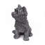 Statue de jardin d'extérieur pour chien terrier, aucun assemblage requis