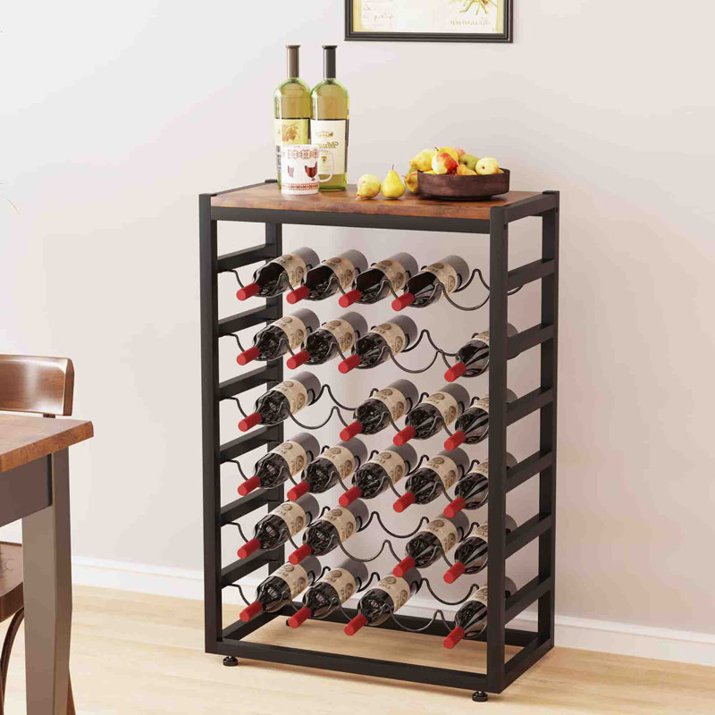 Brasia Wine Bottle Rack Rustic Brown