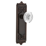 Egg & Dart Plate with Crystal Egg & Dart Knob