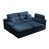 Chenille bleu foncé