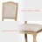 6 Piece Dining Table Set - Includes One Dining Table, 1 Upholstered Bench, 4 Wood Dining Chairs, Farmhouse Dining Set, Oak-571457037-571457027