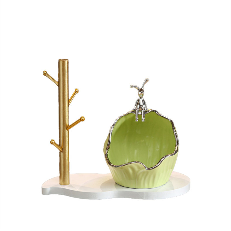 Key Storage Ornament, Green