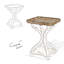 Ensemble de tables de bout à piédestal Cermenho