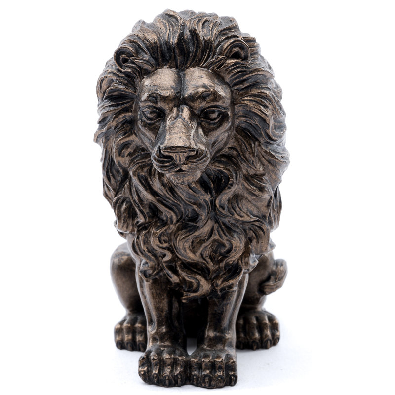 Pieds de jardin en bronze Lion