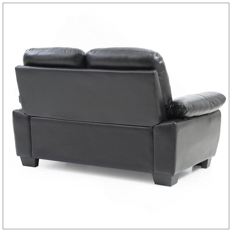 Causeuse Glory Furniture, noir, Noir
