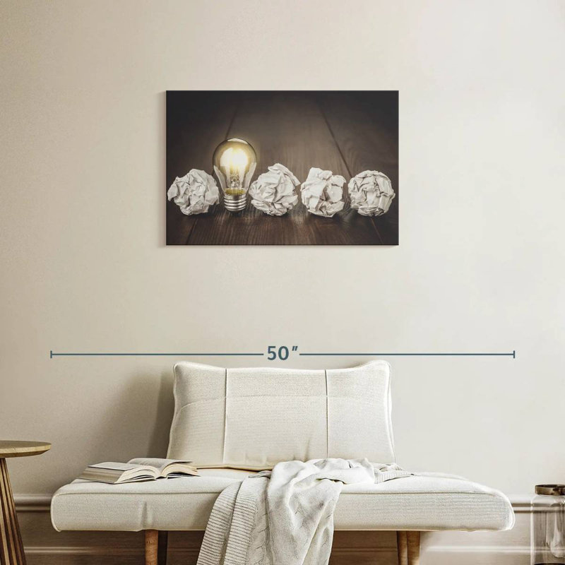 Alcaraz Bright Idea, 20" H x 30" W