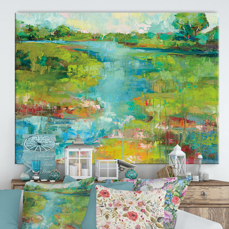 Impression sur toile tendue, H 20 po x l 20 po x P 1 po