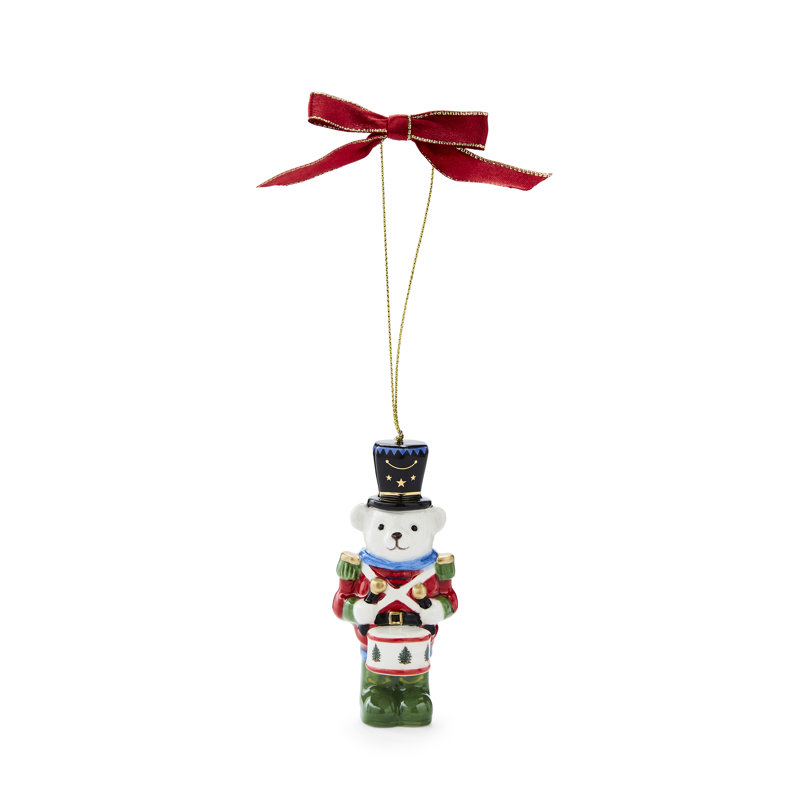 TEDDY BEAR BELL ORN D ATED 2024