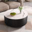 Table basse ronde moderne et fonctionnelle avec mobilité, tiroirs de rangement et plateau en pierre frittée durable pour des espaces de vie polyvalents-1308710648