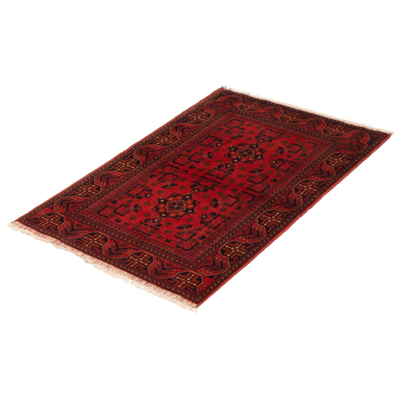 Tapis rouge Finest Khal Mohammadi 3 pi 4 po x 4 pi 10 po