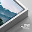 «Noway Natural Landscape Green Mountain Lake Forest Reflection», impression sur toile 3 pièces-70097506-70097510