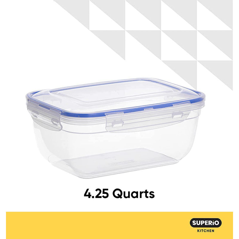 4 Container Food Storage Container Set