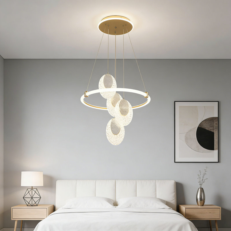 4-light Led Dimmable Cluster Pendant