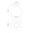 Castilla Glass Flush Mount-66310654-66310655