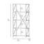 Akamu 150cm H x 64.2cm W Standard Bookcase-2125128866