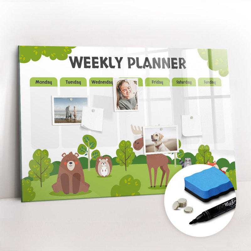 Magnetic Glass Dry Erase Board