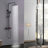 47.7" Solid Brass 3-Functions Complete Shower System with Rough-in Valve