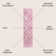 Bertrice Minimalist Diamond Trellis Rose/White Rug