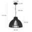 Anji 1 - Light Bowl-shaped Chandelier Ceiling Light -112290581
