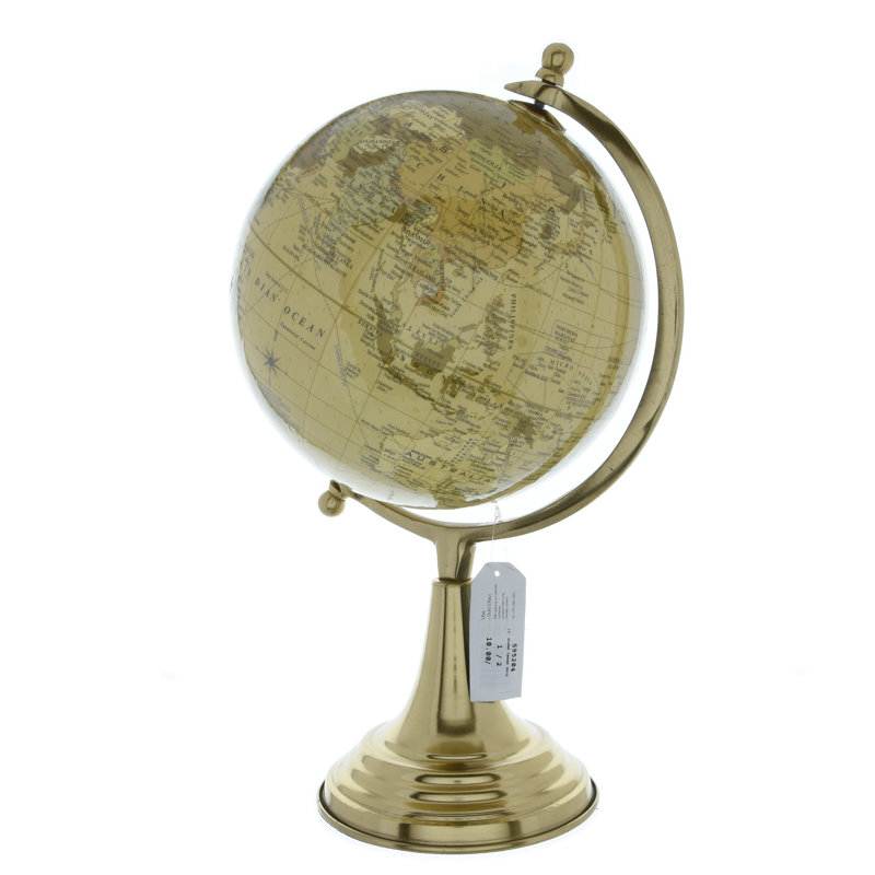 Plastic / Acrylic Tabletop Globe, 30cm H x 20cm W x 20cm D